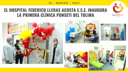 El Hospital Federico Lleras Acosta inaugura la primera clínica Ponseti del Tolima